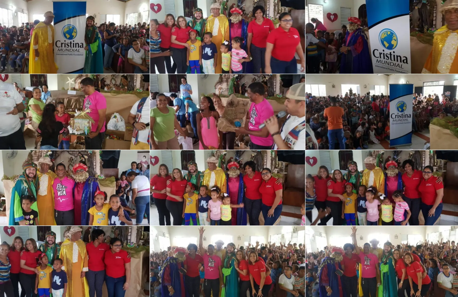 Fundación Cristina Mundial lleva alegría a cientos de niños en celebración del Día de Reyes